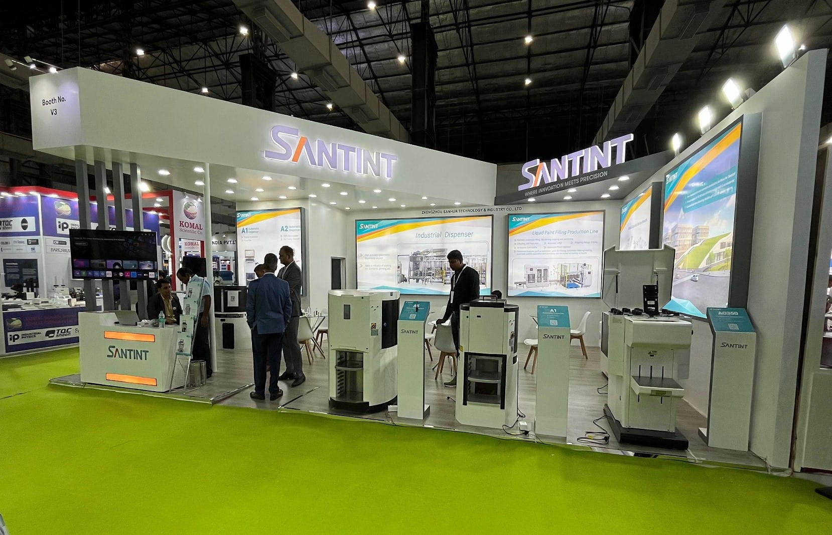 Custom Exhibition Stall Design for Indian Client by Magnet Events