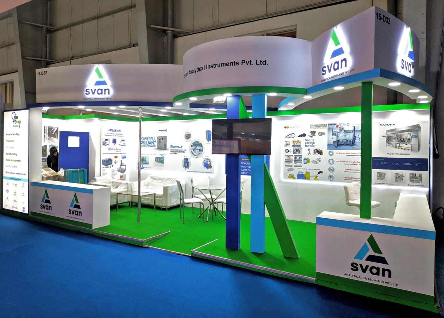 Custom Exhibition Stall Design for Indian Client by Magnet Events