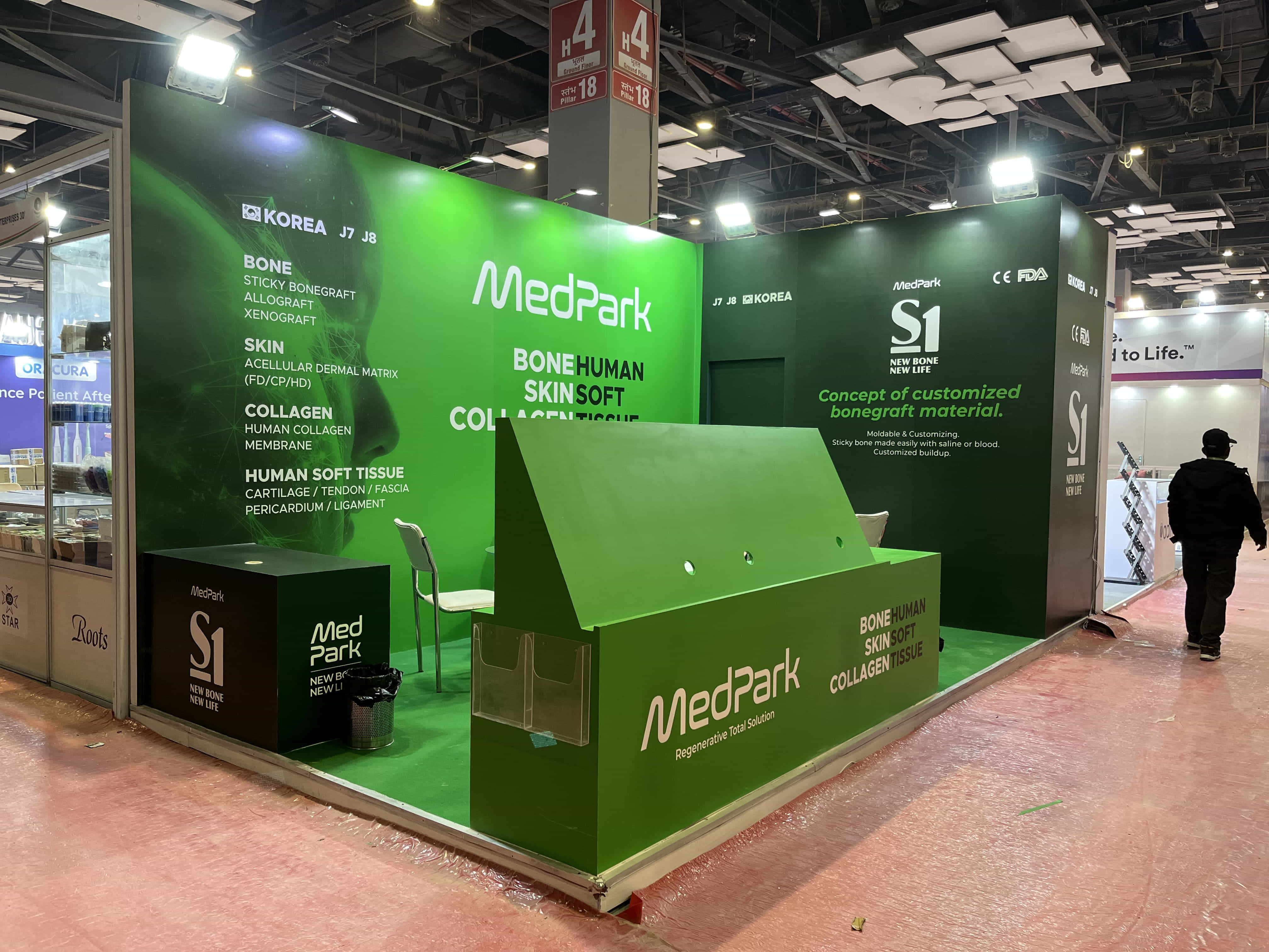 Custom Exhibition Stall Design for Indian Client by Magnet Events