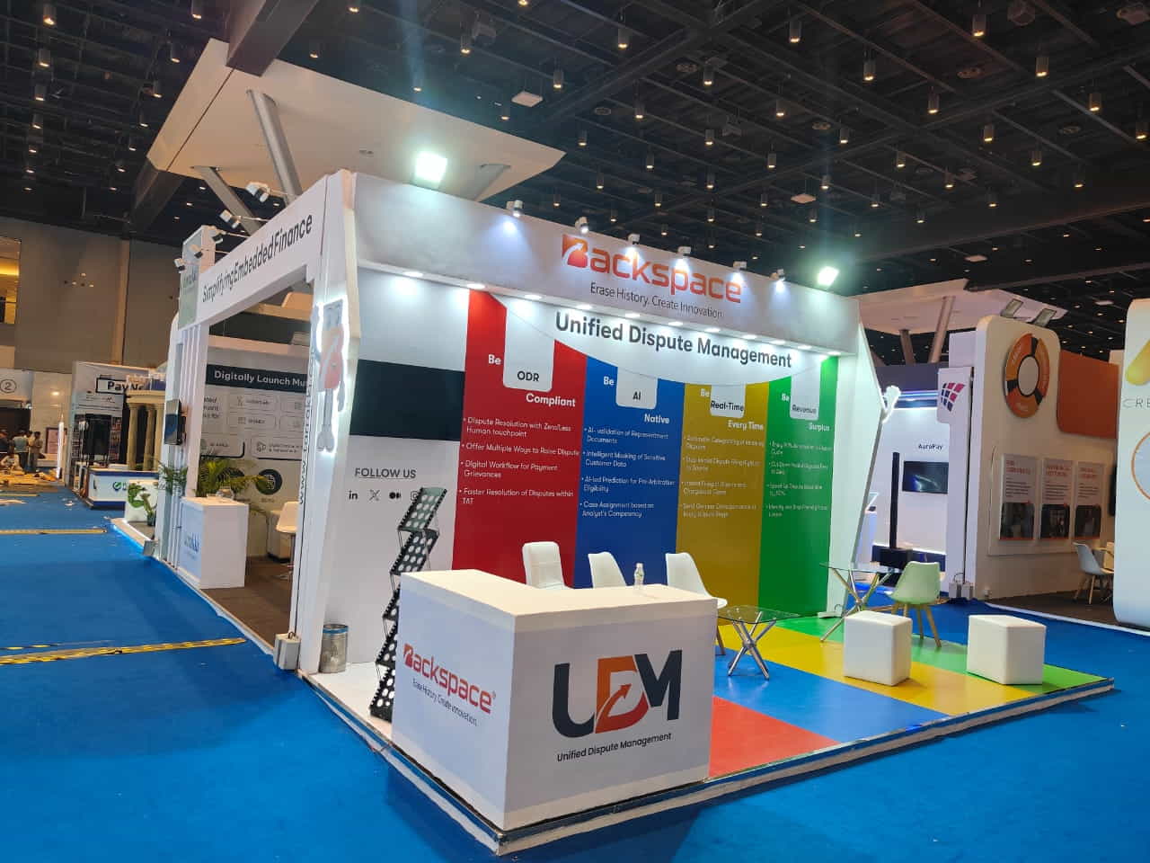 Custom Exhibition Stall Design for Indian Client by Magnet Events