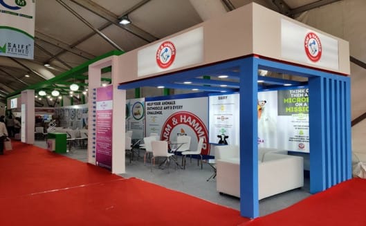 Custom Exhibition Stall Design for Indian Client by Magnet Events