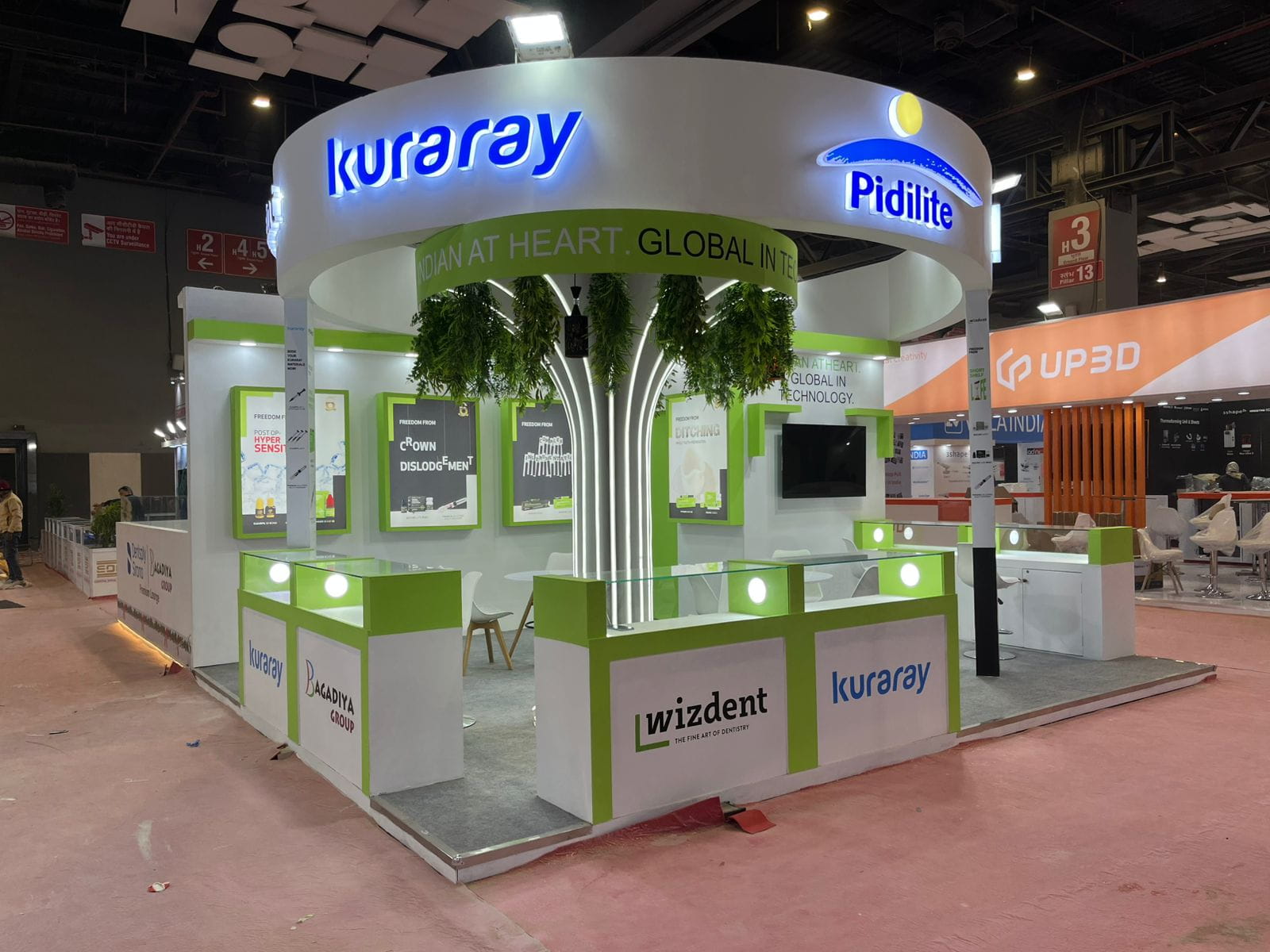 Custom Exhibition Stall Design for Indian Client by Magnet Events