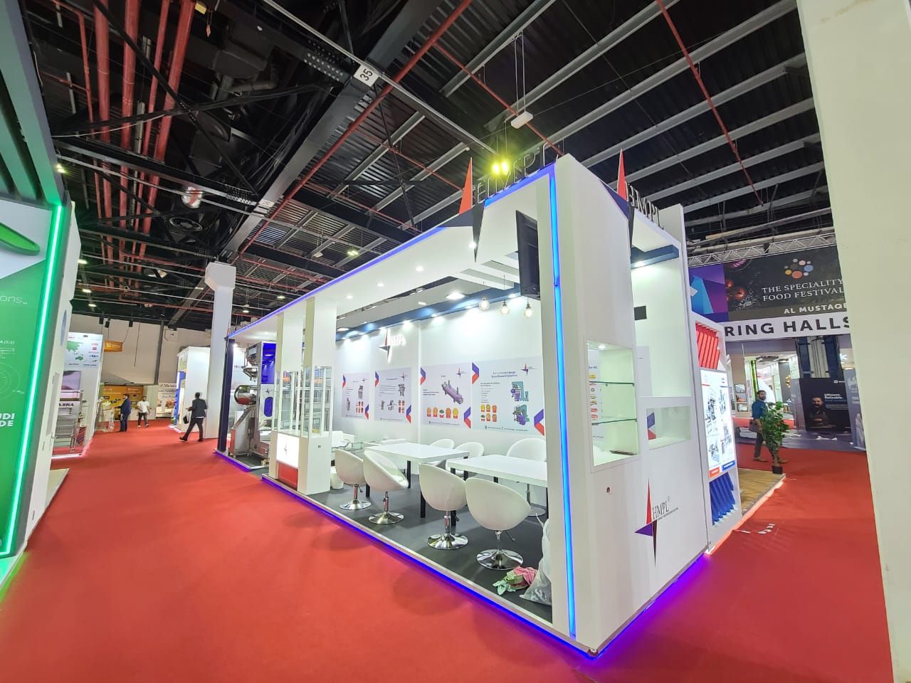 Stall Design for International Exhibition by Magnet Events