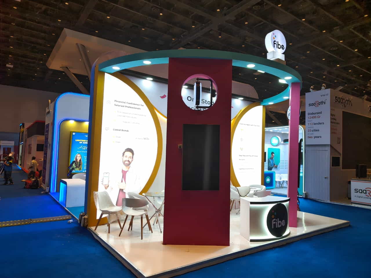 Custom Exhibition Stall Design for Indian Client by Magnet Events